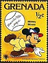 Grenada 1979 Walt Disney 1/2 ¢ Multicolor Scott 950